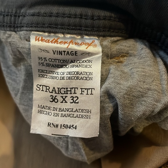 Weatherproof Vintage Men’s Pants - Picture 3 of 3